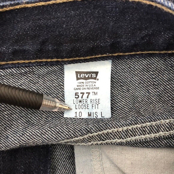 Levi’s wide leg raw hem culottes like ribcage jean - Picture 7 of 8